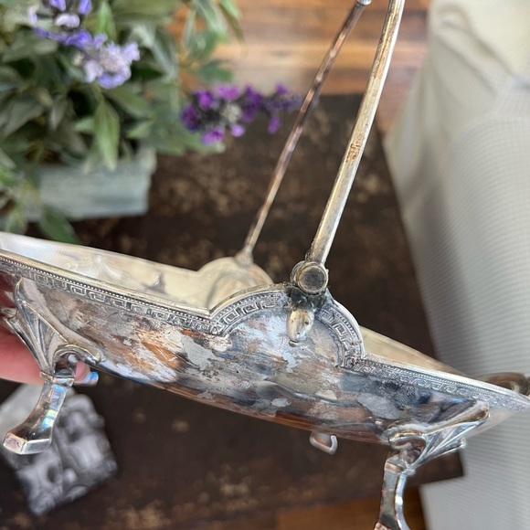 Vintage Silver Plated Serving Basket Rogers & Smith & Co - Picture 6 of 7